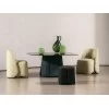 Baxter Keren armchair and ottoman