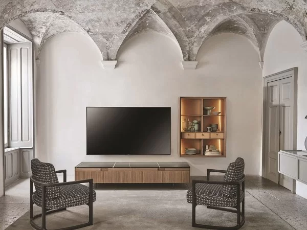 El mueble TV Matics de Porada en un salón