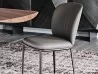 Detalles del respaldo de la silla Chris ML de Cattelan Italia