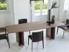 Alan rectangular table in Canaletta Walnut