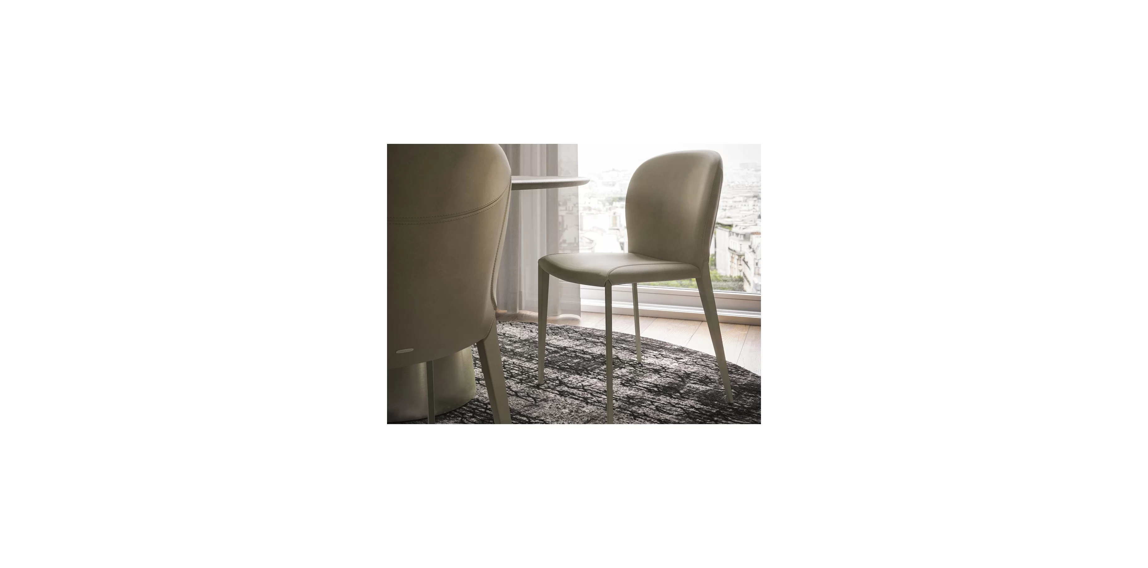 Furnish your dining room with the Nancy chair by Cattelan Italia