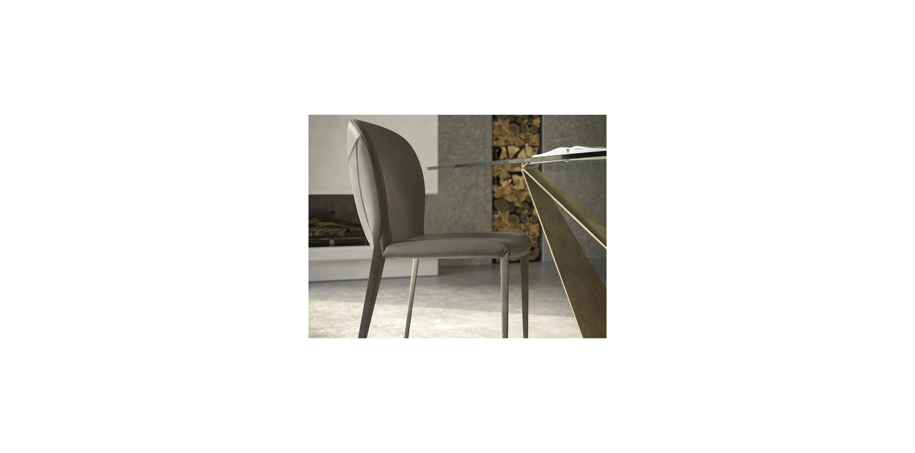 Furnish your dining room with the Nancy chair by Cattelan Italia