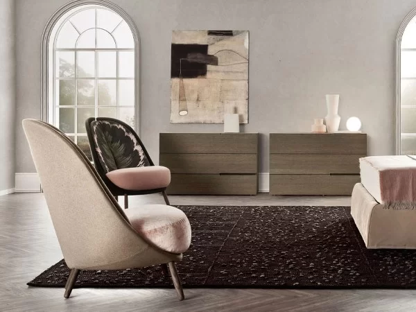 The Calatea armchair in a living area