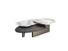 The Callisto Mix Wood coffee table by Porada