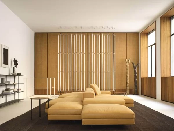 A composition of the Lorentz sofa by Living Divani