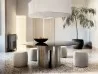 Gong table by Meridiani in the round version