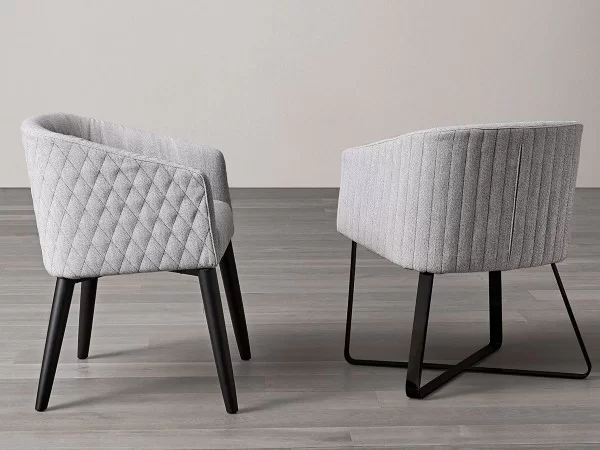 Meridiani Lolyta chair in two variations