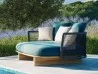 Dettagli del daybed Mesh di Kettal