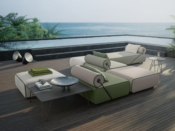 A composition of Levante sofa by Pianca