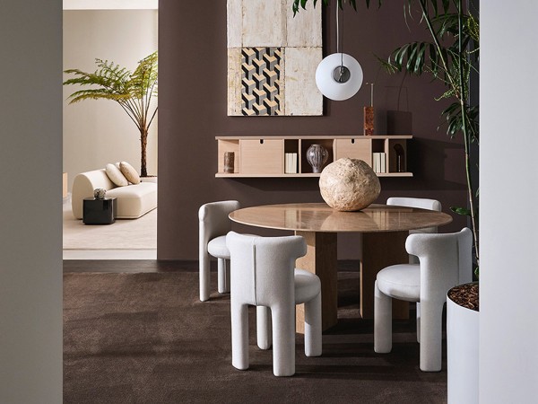 Meridiani Cosette chair in a dining area