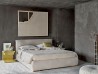 The Scott bed by Meridiani in a sleeping area