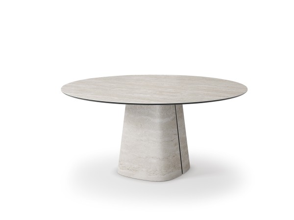 La mesa Rado Keramik Round de Cattelan Italia