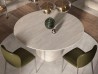 Plateau en céramique de la table Rado Keramik Round de Cattelan Italia